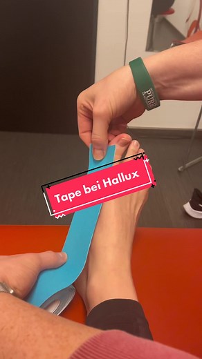 Applying Kinesiology Tape for Hallux Support