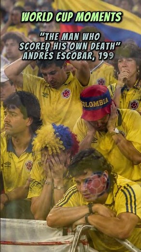 World Cup moments! — Andrés Escobar, 1994