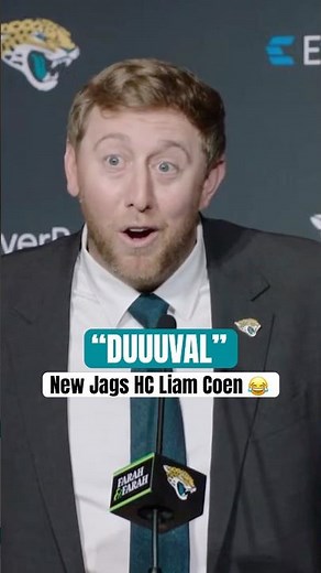 Liam Coen is fired up to be the Jaguars HC (via @jaguars)