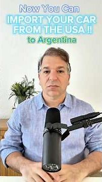 Now You Can IMPORT Your Car from USA to Argentina, Explained by Argentina Attorney Lawyer. #import