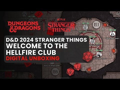 D&D Stranger Things: Welcome to the Hellfire Club | Roll20 Unboxing