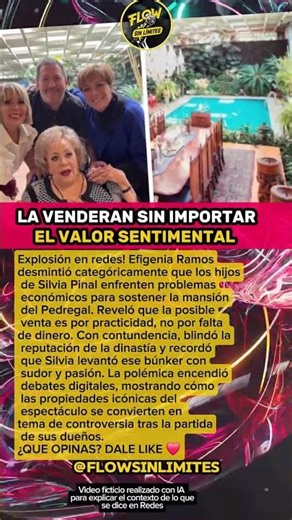 La mansión de Silvia Pinal en venta