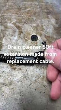 I could not find an extension for our harbor freight drain cleaner/auger. Hers my solution.