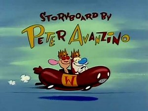 Ren & Stimpy Wiener Barons title card