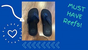 Watch Review Reef flip flops on Amazon Live