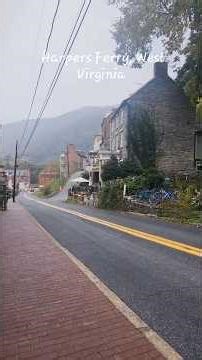 🇺🇸 FOGGY Fall Vibes: Harpers Ferry's Historic Halloween Street 👻