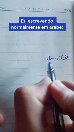 Sempre! Writing in Arabic: how I see it X how foreigners see it. @tiktok #firstvideo #fyp #arab #brasilian #gringo #gringocomedia #tiktok #comedy