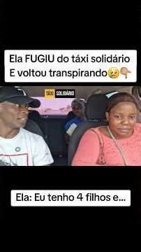 Ela pôs-se em FUGA e voltou TRANSPIRANDO! #taxisolidario #ajudaaopróximo #angola #palops #taxi