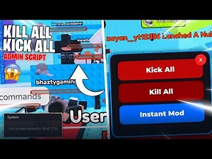 Roblox K1ll & Kick Everyone Troll Script ! ~ Bully Every Single Player in game | Envixity script