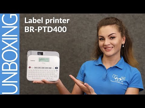 BROTHER PT-D400 - Label printer - UNBOXING
