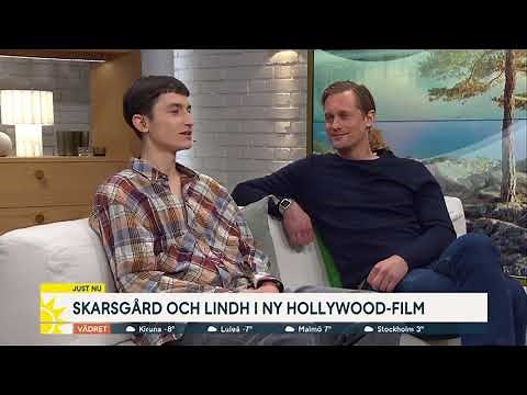 Interview with Alexander Skarsgård and Gustav Lindh on TV4's Nyhetsmorgon