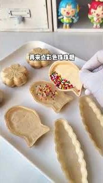 I ll try making crispy water candy at home and see what it tastes like#Delicious food#Hand