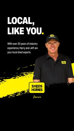 3.5K views | At Sheds n Homes Darwin, we supply custom-designed shed kits for all kinds of properties — from extra storage and workshops to larger rural spaces. ✅ Engineered shed kits for your site ✅ Support with council-ready documentation ✅ Quality materials that handle Aussie conditions ✅ Proudly locally operated, backed by a national network Talk to your local shed kit experts today. | Sheds n Homes | Facebook