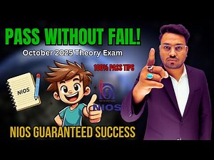 NIOS October Exam 2025🔥 | 100% Pass Tips & Exam Writing Tricks | Important Questions | VERMA ACADEMY