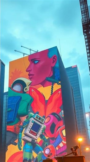 Robotic Muralists Redefine Street Art Collaboration