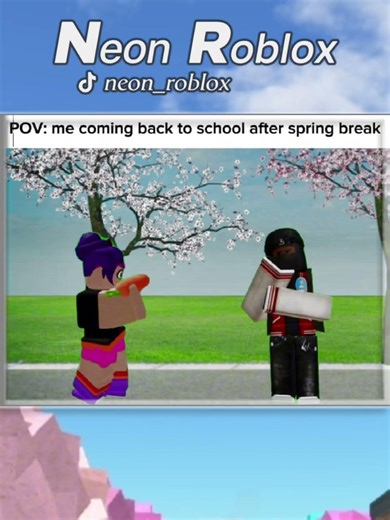 me after spring break ​⁠#roblox #shorts #rblx #fypシ