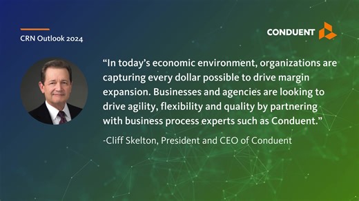 In today’s economy, customers are faced with more unique challenges than ever before. Conduent’s President and CEO outlines some of these challenges and opportunities in the latest CRN outlook. Read more: https://bit.ly/3I5Adlq | Conduent