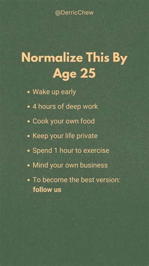 Let's build a better future, one habit at a time. @derricchew | Dictoms