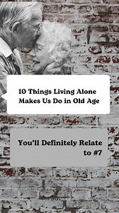 4.6K views · 59 reactions | Living alone in your older years changes...