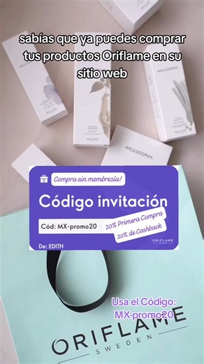 Obtén Descuento en Oriflame con Código MX-promo20