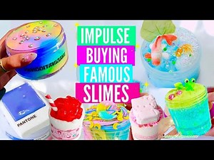 I Impulse Bought Slimes From Famous Slime Shops