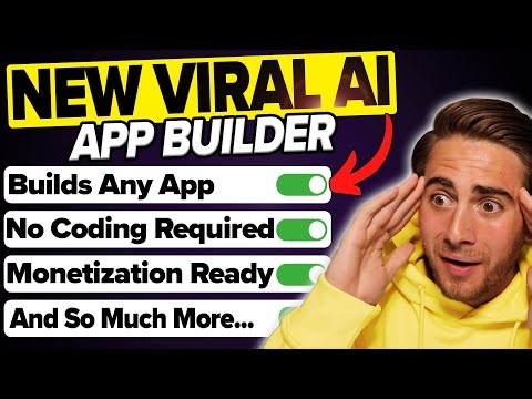 This NEW AI App Builder Creates Viral Apps in Minutes (no coding skills required)