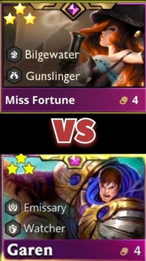 ⭐⭐⭐ GAREN VS MF | UNKILLABLE GAREN | TFT #tft