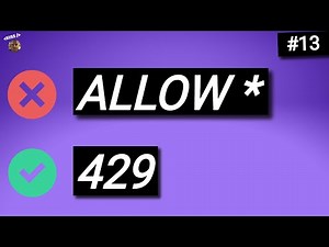 API Rate Limiting, CORS & AllowedHosts with C# .NET