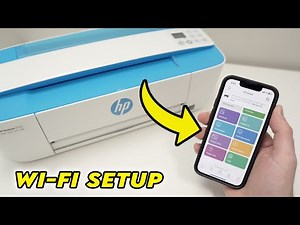 How to Setup HP DeskJet 3755 Printer Using Wi-Fi - iPhone & Android