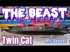 Custom Rc Boat Beast Twin Cat by Oxidean Marine