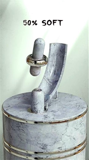 0% vs 100% Capsule Sliding x Torus Soft Body Simulation