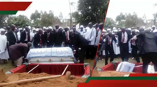 Coffin Mistakenly Falls Into Grave And Opens During A Burial (Video) - Events - Nairaland