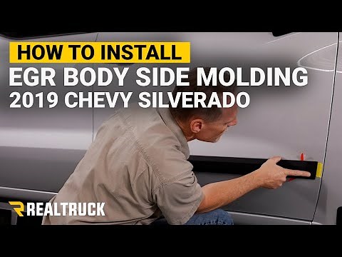 How to Install EGR Body Side Molding on a 2019 Silverado