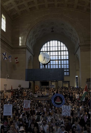 Toronto’s Union Station: Shutdown for Palestine