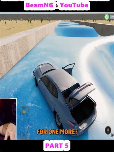 Cars vs Extreme Water Flow: Epic BeamNG Challenge