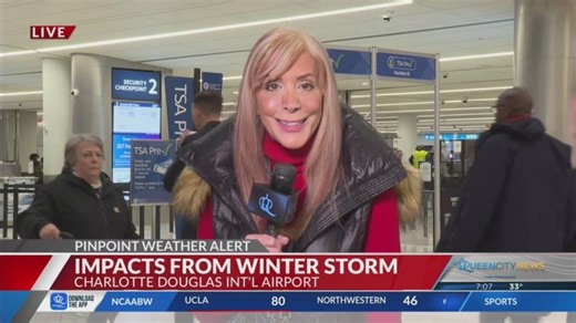Travel impacts improving at CLT Airport after winter storm | MayCay Beeler