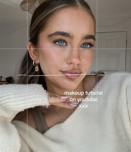 makeup tutorial out at 5PM today on youtube!!📷✨🤍