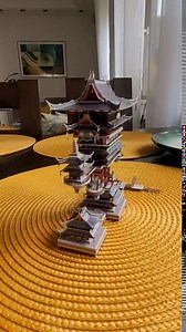 MU 3D Metal Puzzles Model Kits for Adult, Animation Film The Legend of HEI-Guild Hall Miniature Building…