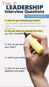 Lead with Impact: How to Answer LEADERSHIP Job Interview Questions Like a Pro This video covers the top 5 leadership interview questions and shows you how to answer them with clarity, confidence, and real-life impact. You'll learn how to demonstrate your ability to inspire teams, resolve conflict, drive results, and lead through change—key traits that hiring managers look for in top candidates. Whether you're applying for your first leadership role or stepping into senior management, these strat