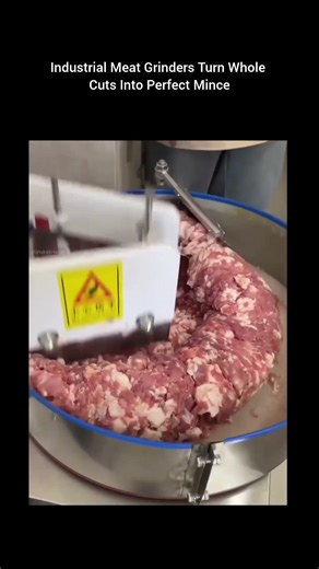 Industrial Meat Grinders Turn Whole Cuts Into Perfect Mince