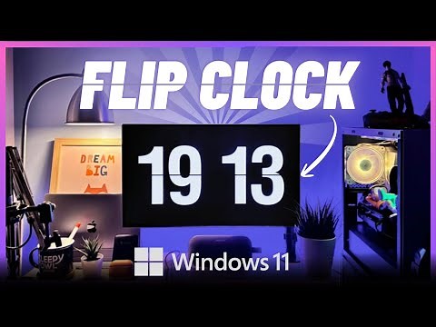 How to Install FLIP CLOCK Screensaver For Windows 11 | Fliqlo Screensaver