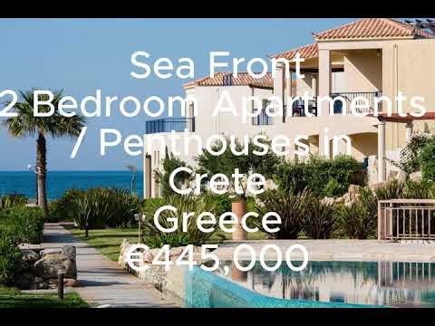 Sea Front 2 Bedroom Apartments : Penthouses in Crete, Greece - €445,000