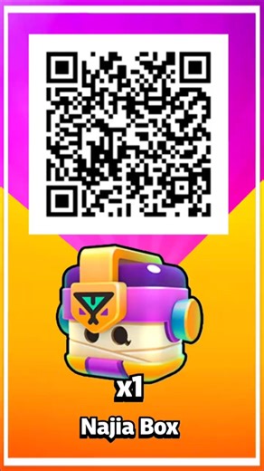 Free najia box - Scan The QR code #brawlstars