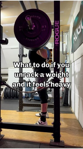 2.6K views | You unrack the bar and it feels way heavier than it...