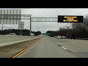 Interstate 75 - Tennessee (Exits 1 to 5) northbound