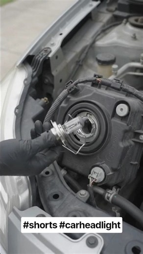 How to change Car Headlight Bulb at Home #automobile #car #trending #shorts