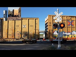 CFNR 500 Cortena Job Switches Siding | *New E-Bell* Eddy Rd. Railroad Crossing, Arbuckle CA