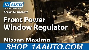How to Replace Window Regulator 2000-03 Nissan Maxima