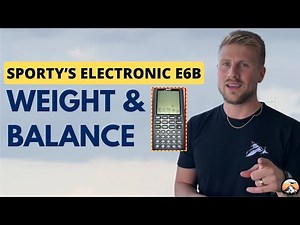 How to Calculate Weight & Balance using Electronic E6B
