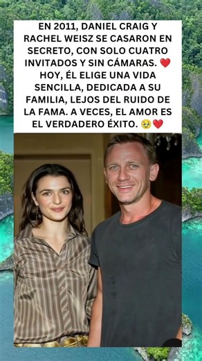 Daniel Craig eligió el amor antes que la fama ❤️🥹